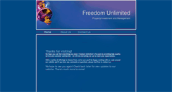 Desktop Screenshot of freedomunlimited.name