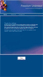 Mobile Screenshot of freedomunlimited.name